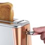 RUSSELL HOBBS Toaster LUNA 24290-56 - Cuivre/Inox