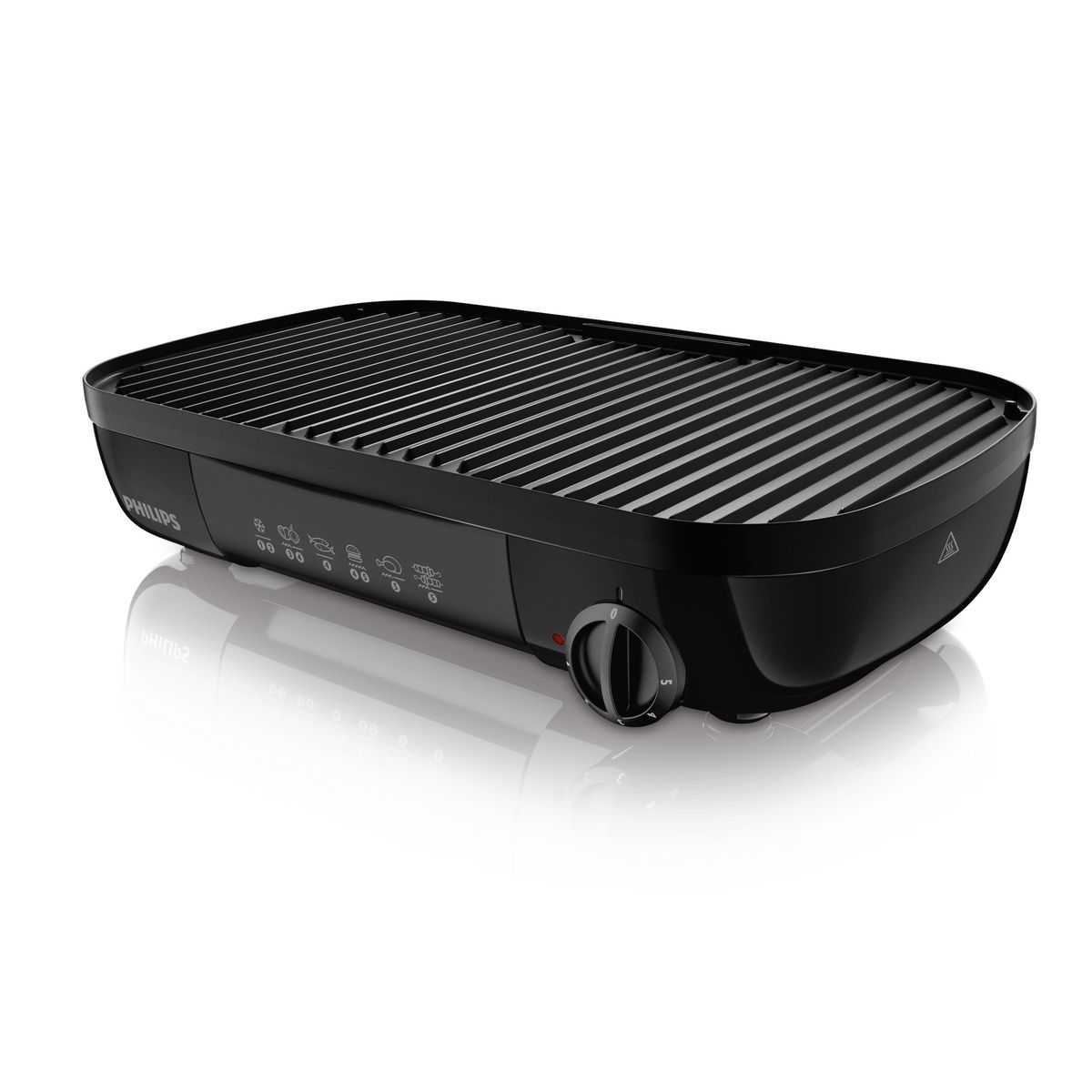 PHILIPS Plaque Révérsible Plancha + Gril HD6321/20