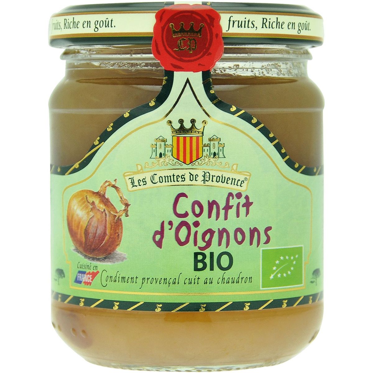 LES COMTES DE PROVENCE Les Comtes de Provence confit d'oignons bio 250g