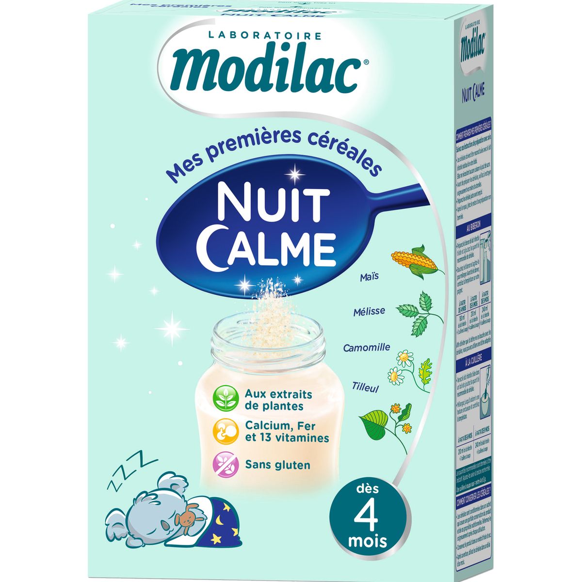 MODILAC Modilac nuit calme sans gluten en poudre 300g