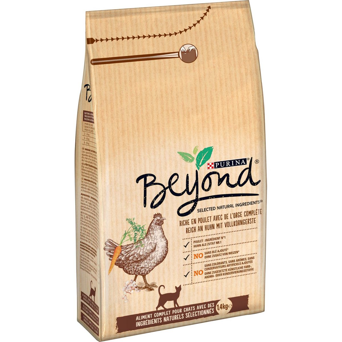 BEYOND Beyond croquettes pour chat au poulet 1,4kg