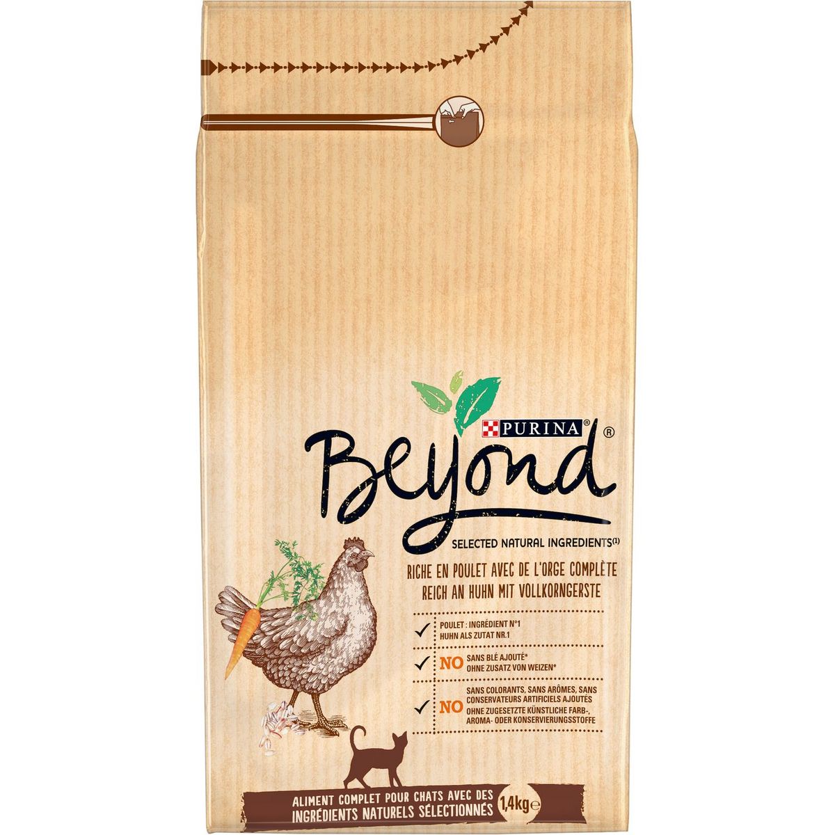 BEYOND Beyond croquettes pour chat au poulet 1,4kg