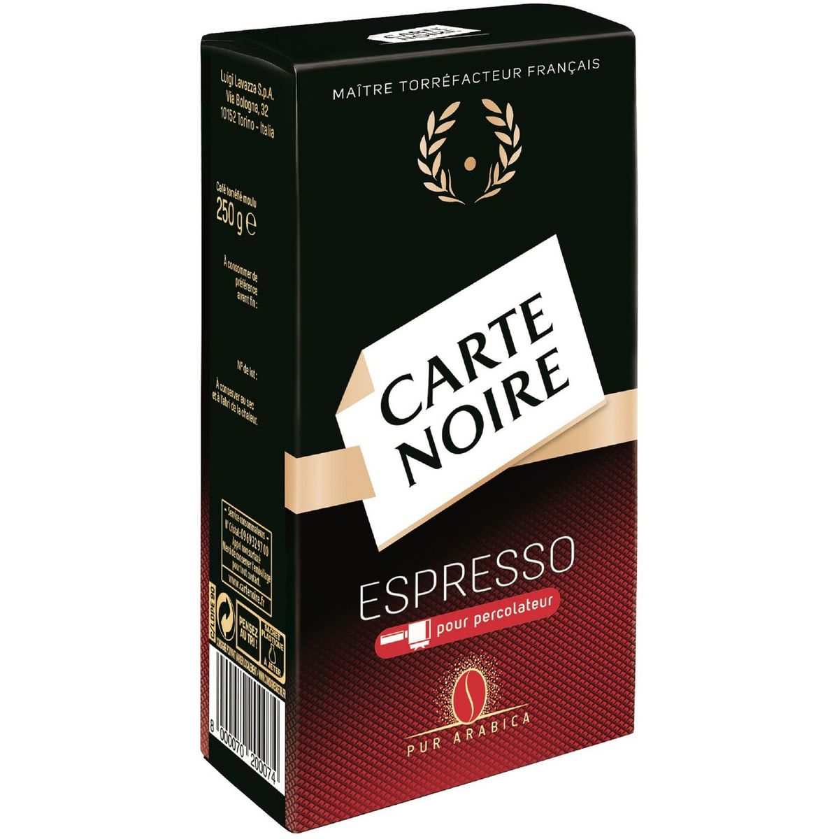 CARTE NOIRE CARTE NOIRE ESPRESSO CAFE MOULU INTENSE 250G