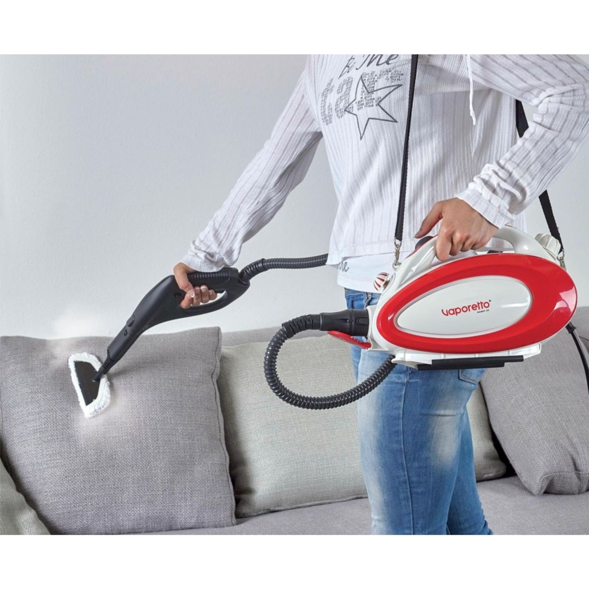 Voir la diapositive 2 : POLTI Nettoyeur vapeur VAPORETTO HANDY 20