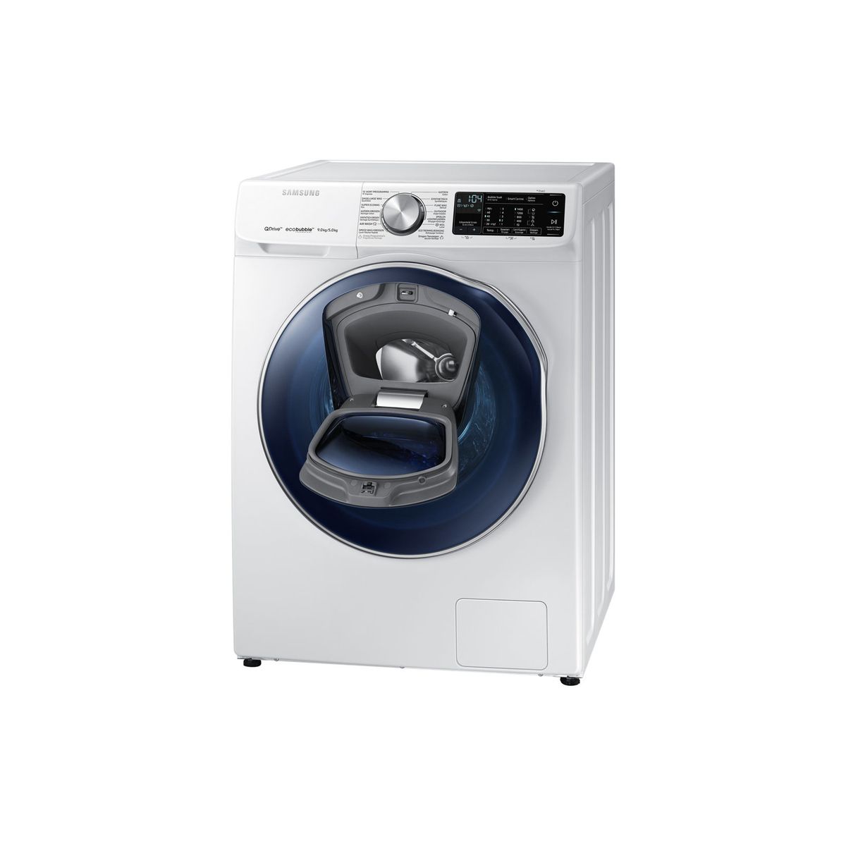 SAMSUNG Lave linge séchant hublot WD91N642OOW ADD WASH, Eco bubble, 9 Kg Lavage, 5 Kg Séchage, 1400 T/min
