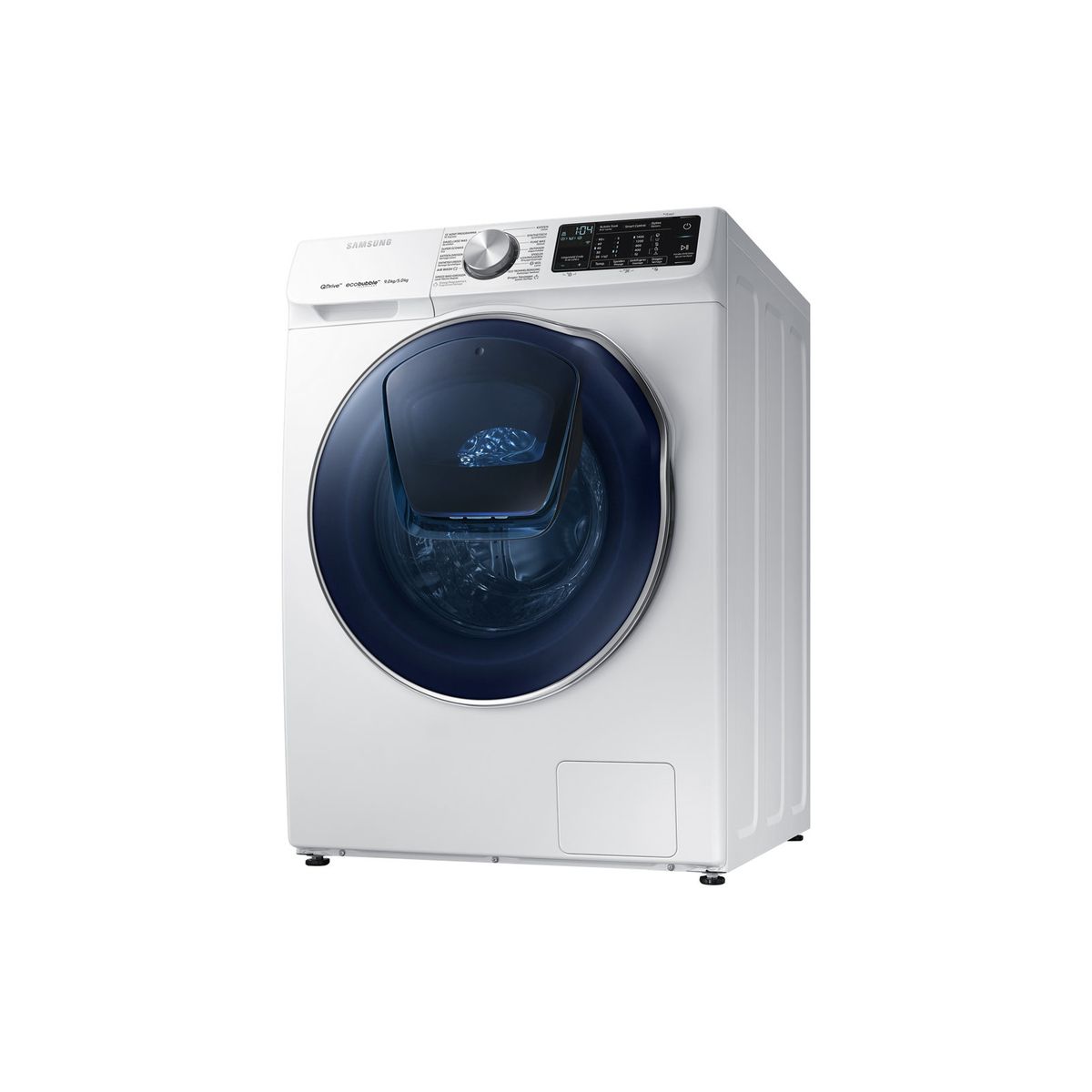 SAMSUNG Lave linge séchant hublot WD91N642OOW ADD WASH, Eco bubble, 9 Kg Lavage, 5 Kg Séchage, 1400 T/min