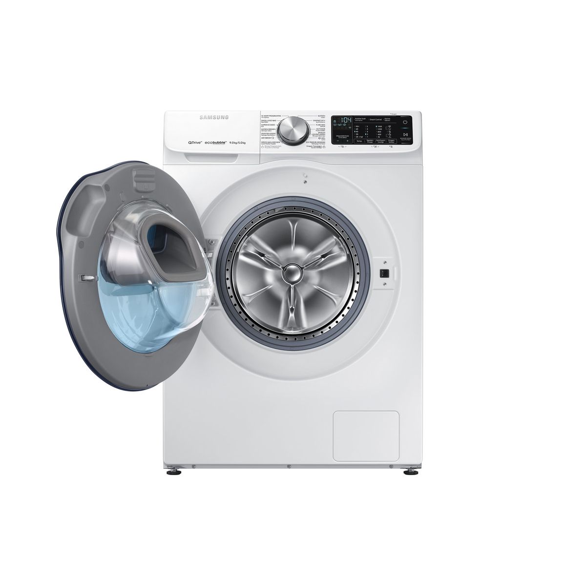 SAMSUNG Lave linge séchant hublot WD91N642OOW ADD WASH, Eco bubble, 9 Kg Lavage, 5 Kg Séchage, 1400 T/min