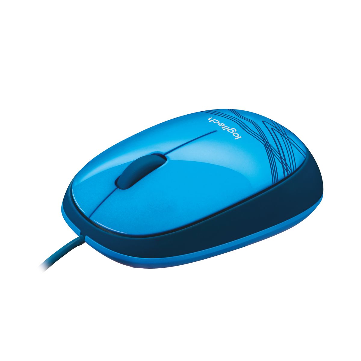 LOGITECH Souris filaire M105 - Bleue