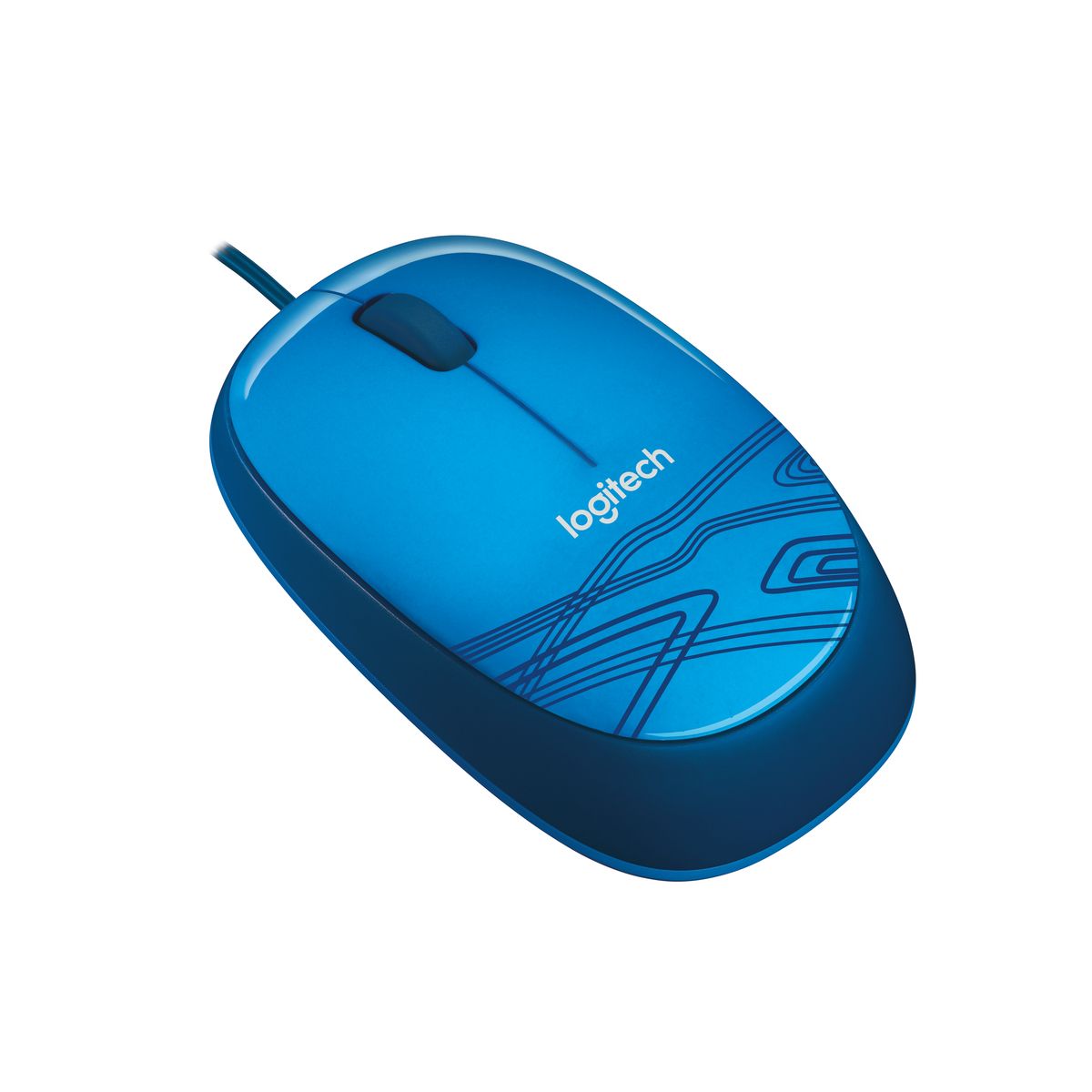LOGITECH Souris filaire M105 - Bleue