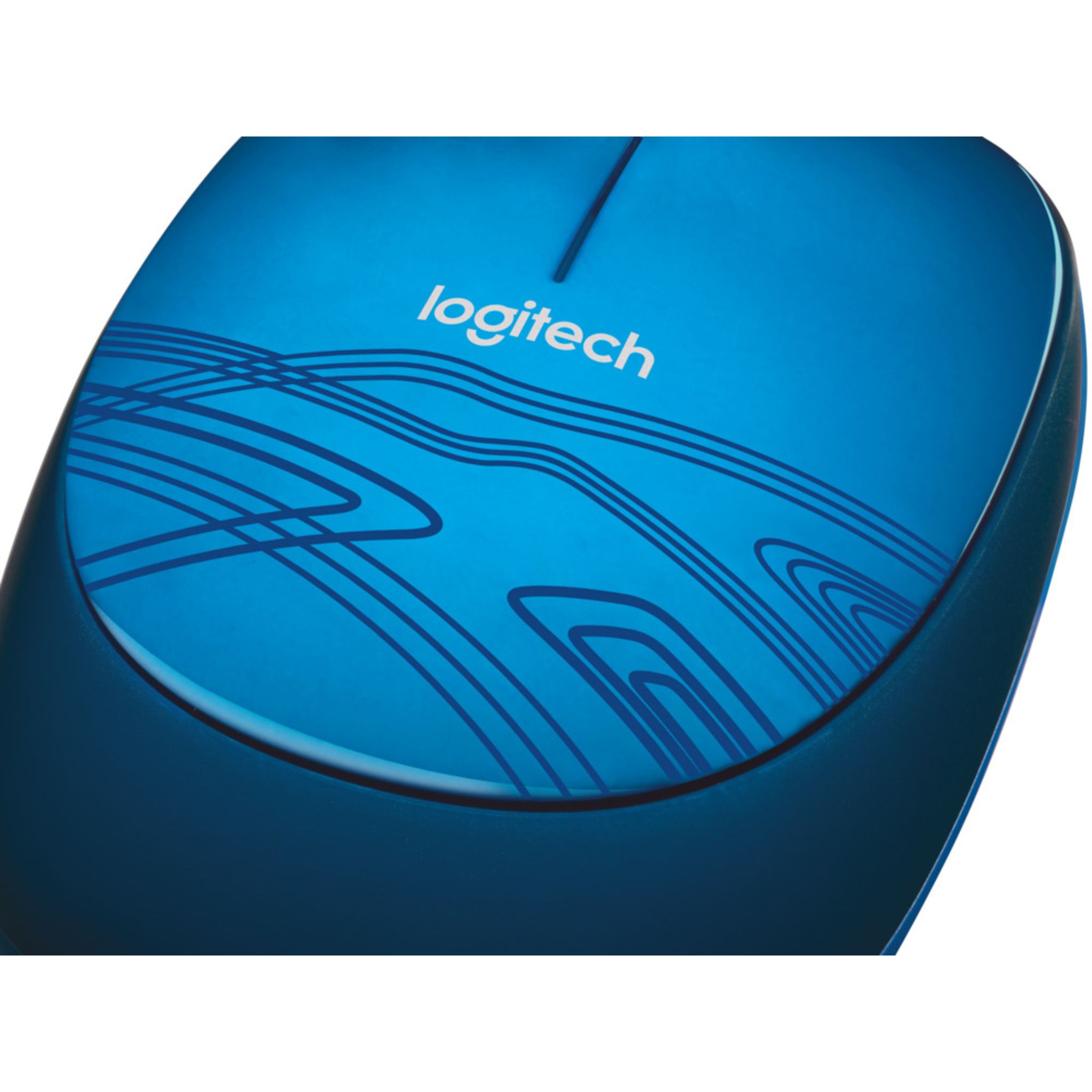 Voir la diapositive 4 : LOGITECH Souris filaire M105 - Bleue