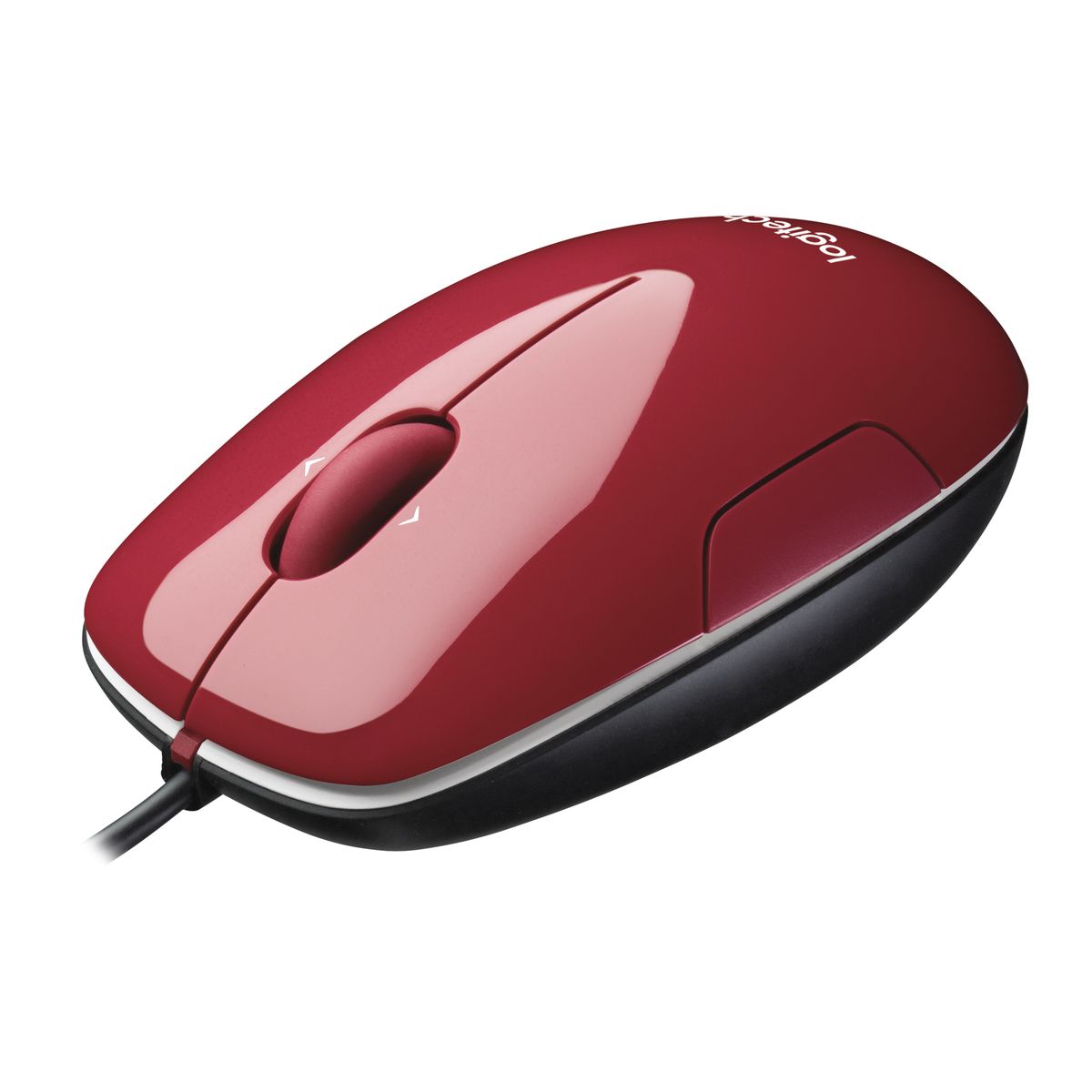 LOGITECH Souris filaire M150 Cinammon- Rouge