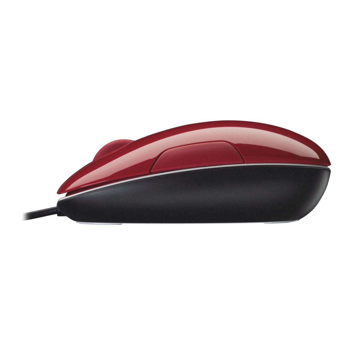 LOGITECH Souris filaire M150 Cinammon- Rouge