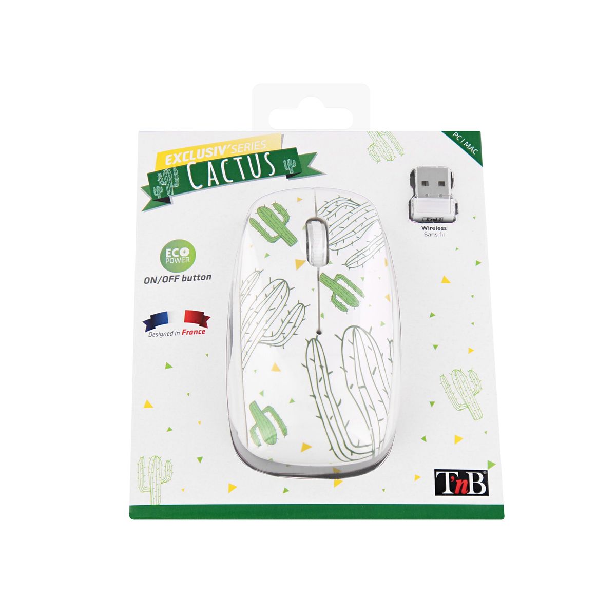 TNB Souris sans fil EXCLUSIV CACTUS