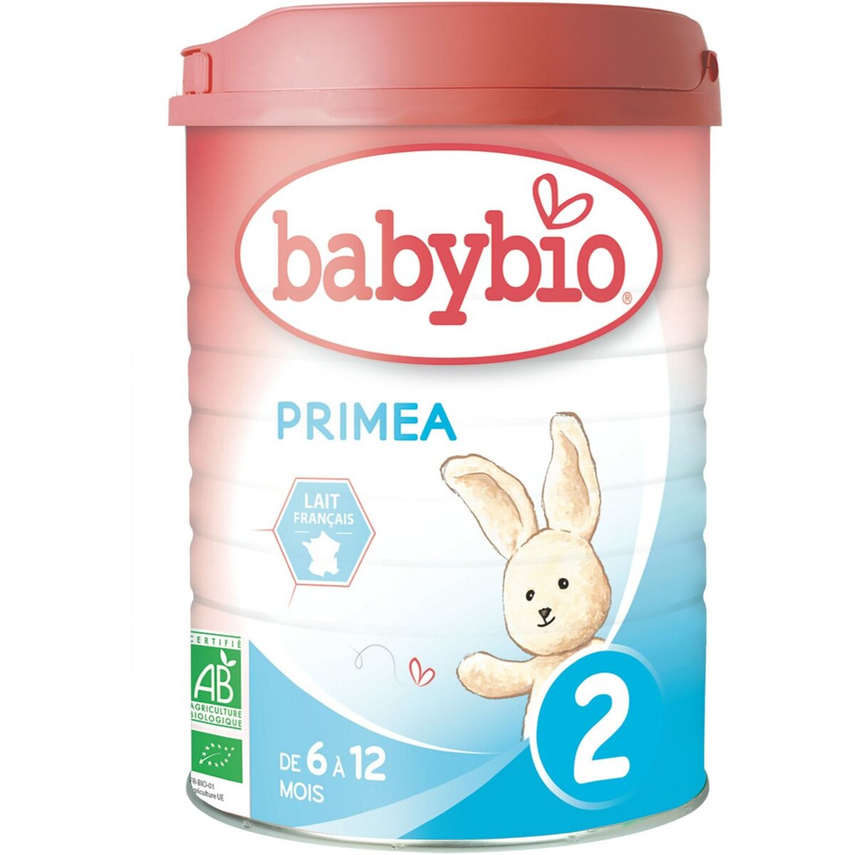 BABYBIO Primea lait 2ème âge en poudre bio dès 6 mois 900g