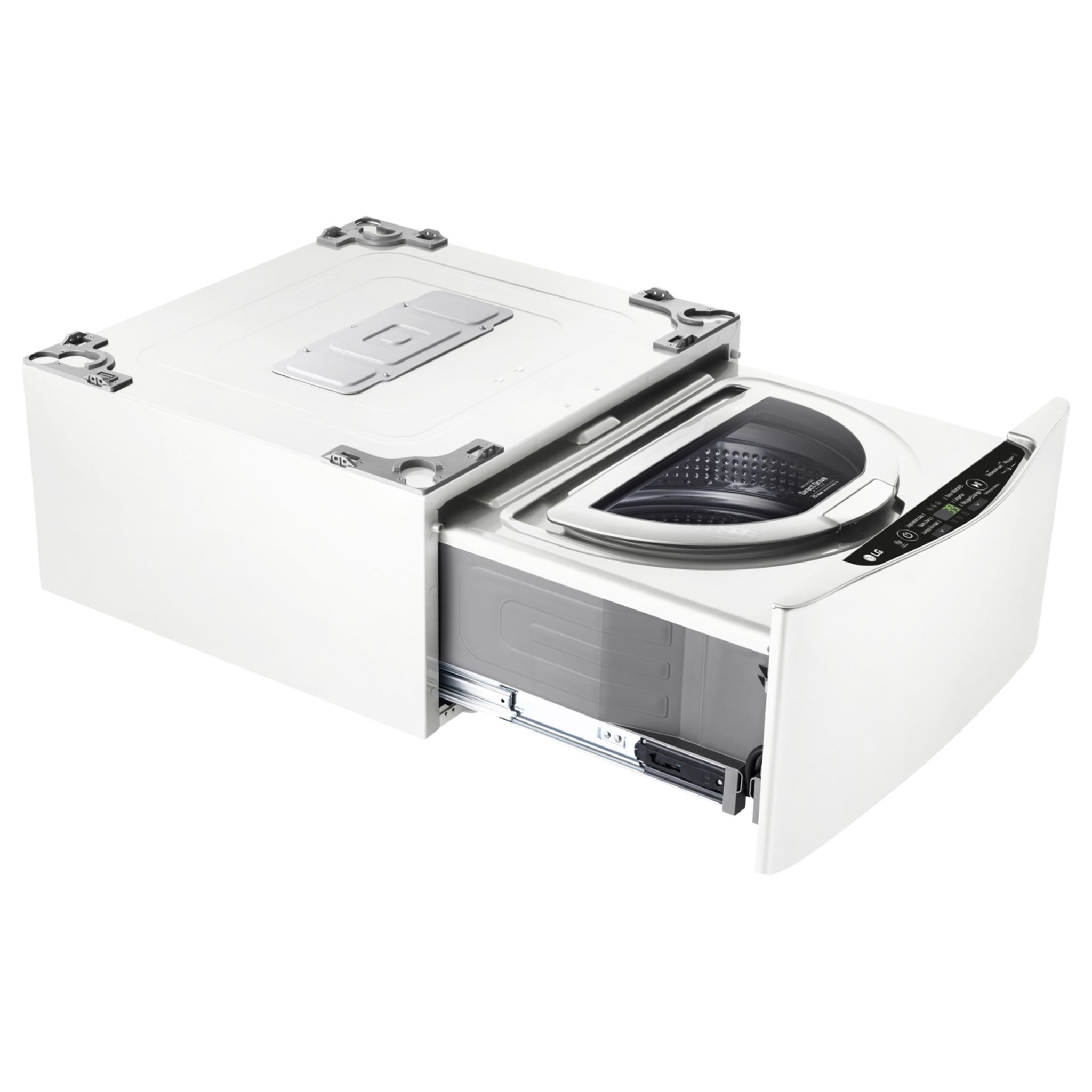 Voir la diapositive 8 : LG Mini Lave-linge Twin Wash Mini FM37E1WH, 3.5 Kg, 700 T/min, 6 programmes, Blanc