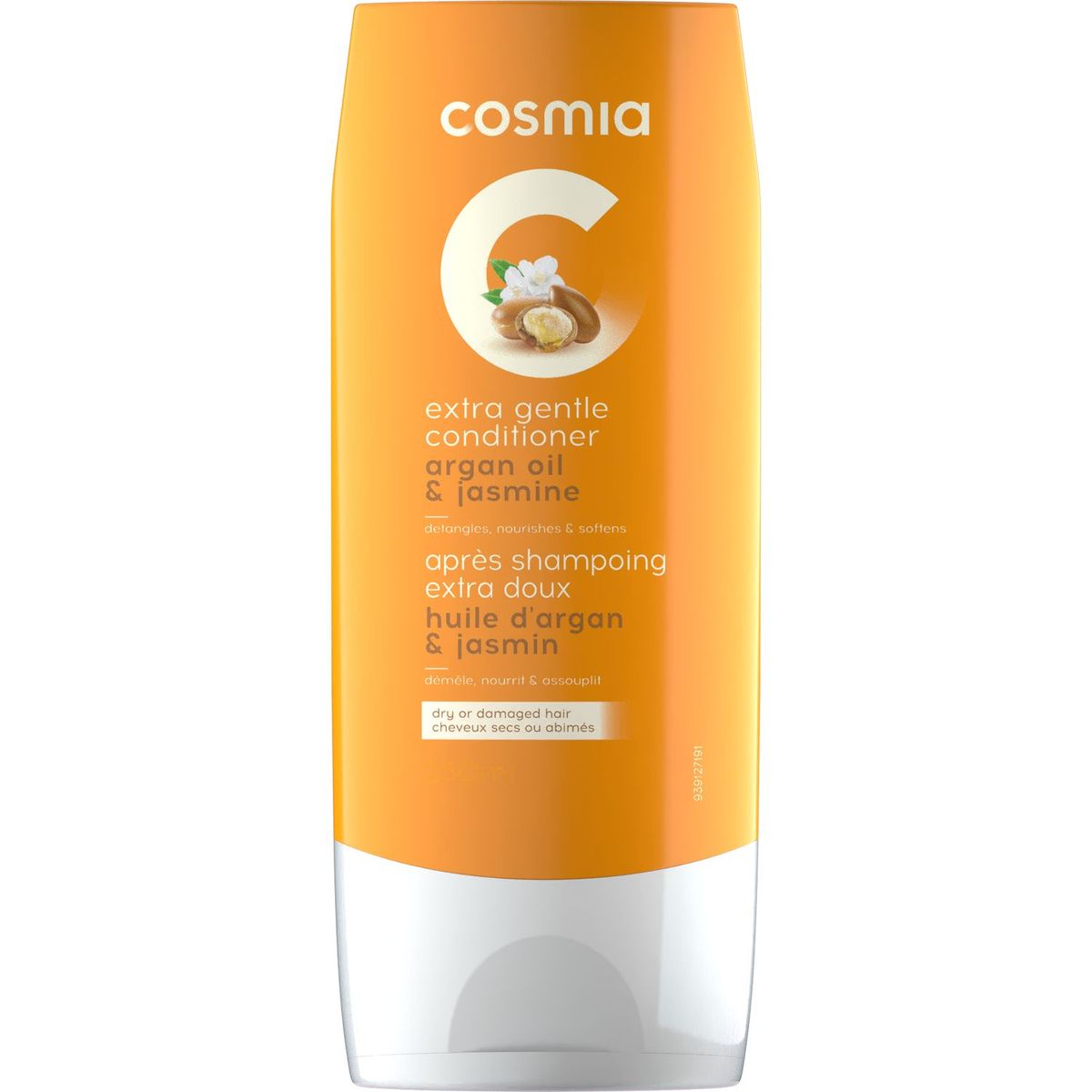 COSMIA Après-shampooing extra doux huile d'argan et jasmin 250ml