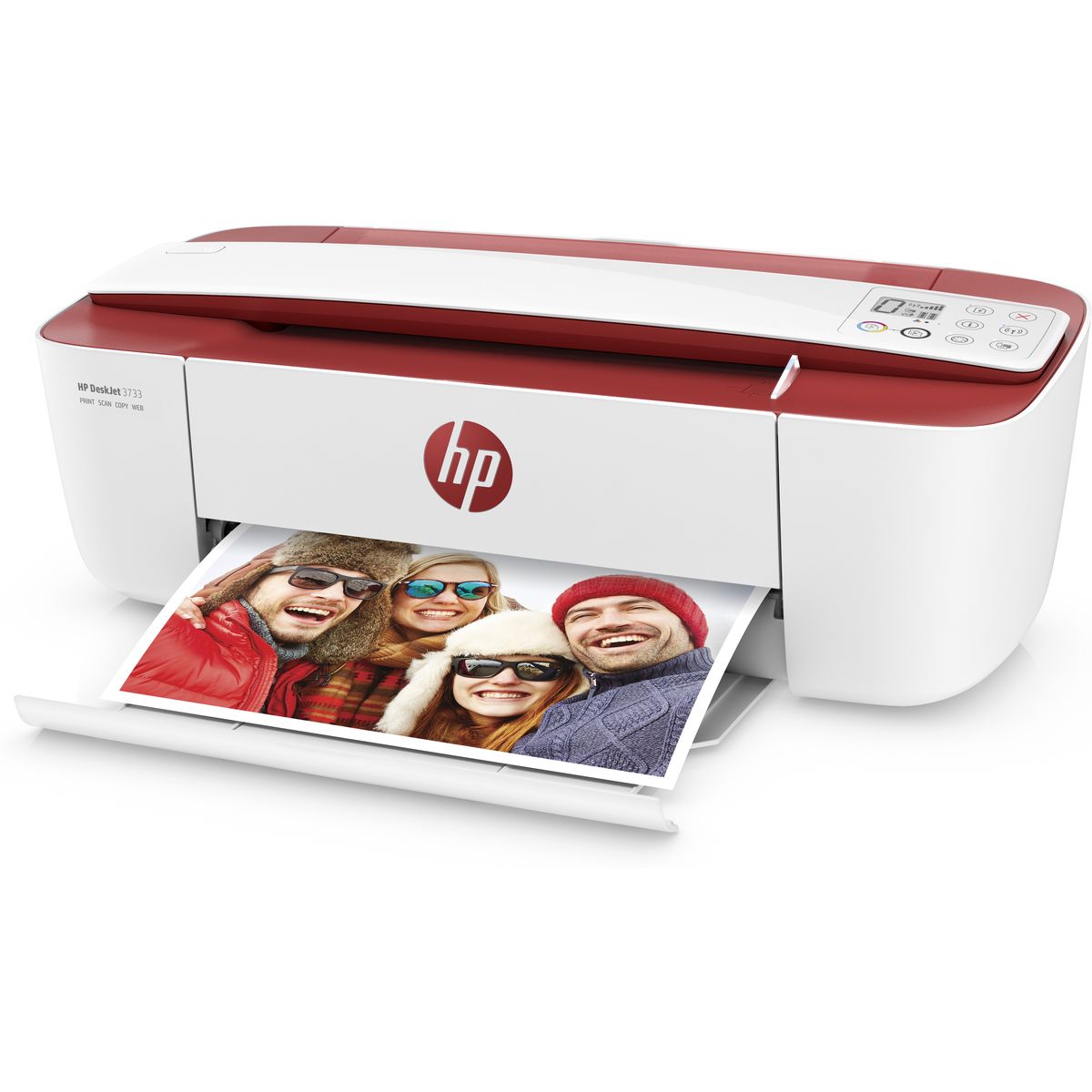 HP Imprimante Multifonction jet d'encre DESKJET 3733 - Compatible Instant Ink