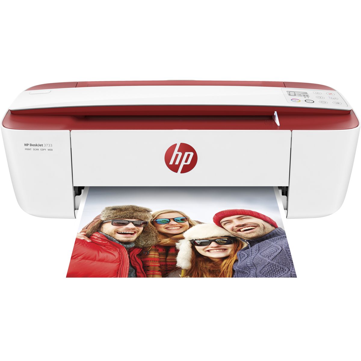HP Imprimante Multifonction jet d'encre DESKJET 3733 - Compatible Instant Ink