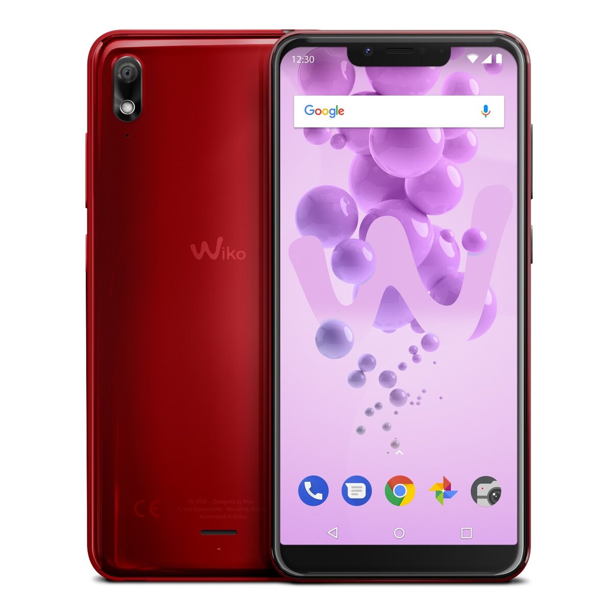 WIKO Smartphone - VIEW 2Go - 32Go- Ecran 5.93 pouces - Rouge - 4G - Double SIM