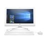 Voir la diapositive 1 : HP Ordinateur de bureau All in One PC 20-c402nf - APU AMD E2-9000 1.8 GHz - 500 Go - 19.5 pouces - Blanc