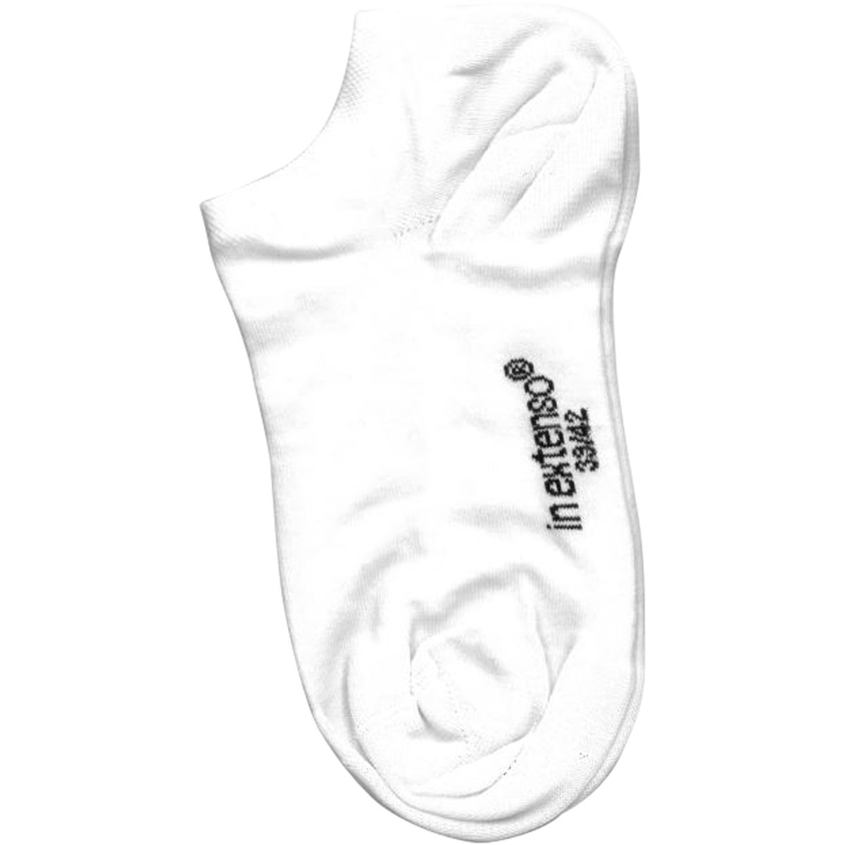 IN EXTENSO In extenso Chaussettes courtes en coton bio blanches taille 39/42 x2 2 pièces