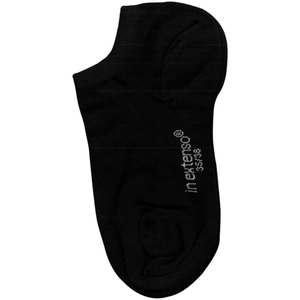 IN EXTENSO In extenso Chaussettes courtes en coton bio noires taille 35/38 x2 2 pièces