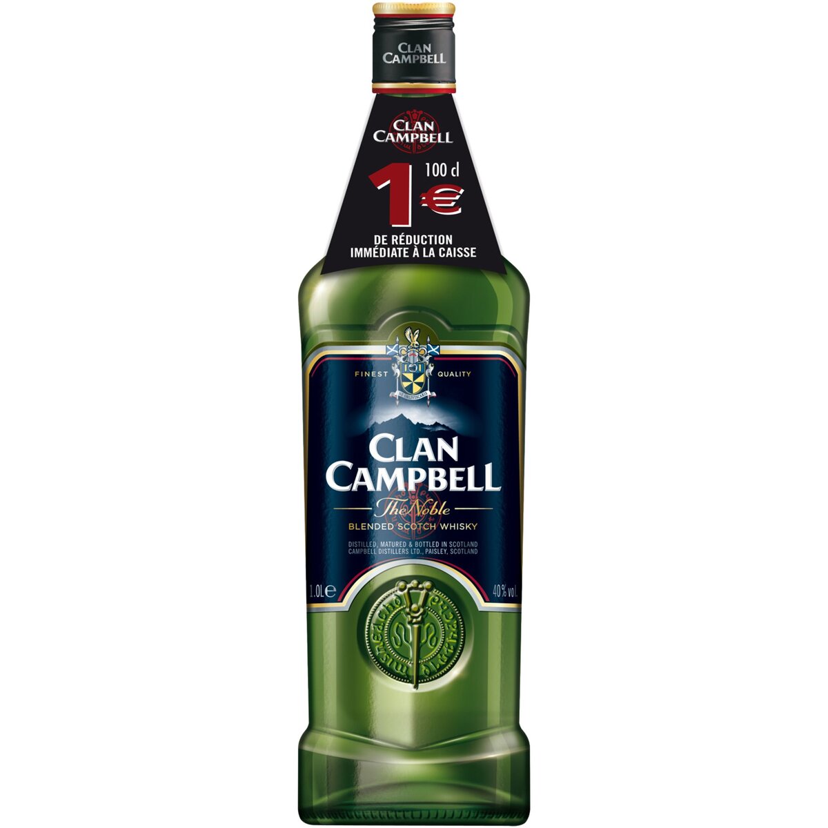 CLAN CAMPBELL Clan Campbell whisky 40° -1l