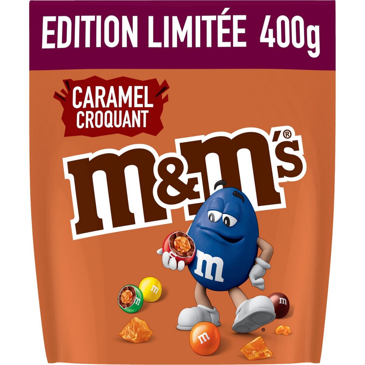 M&M'S Bonbons chocolatées au caramel croquant 400g