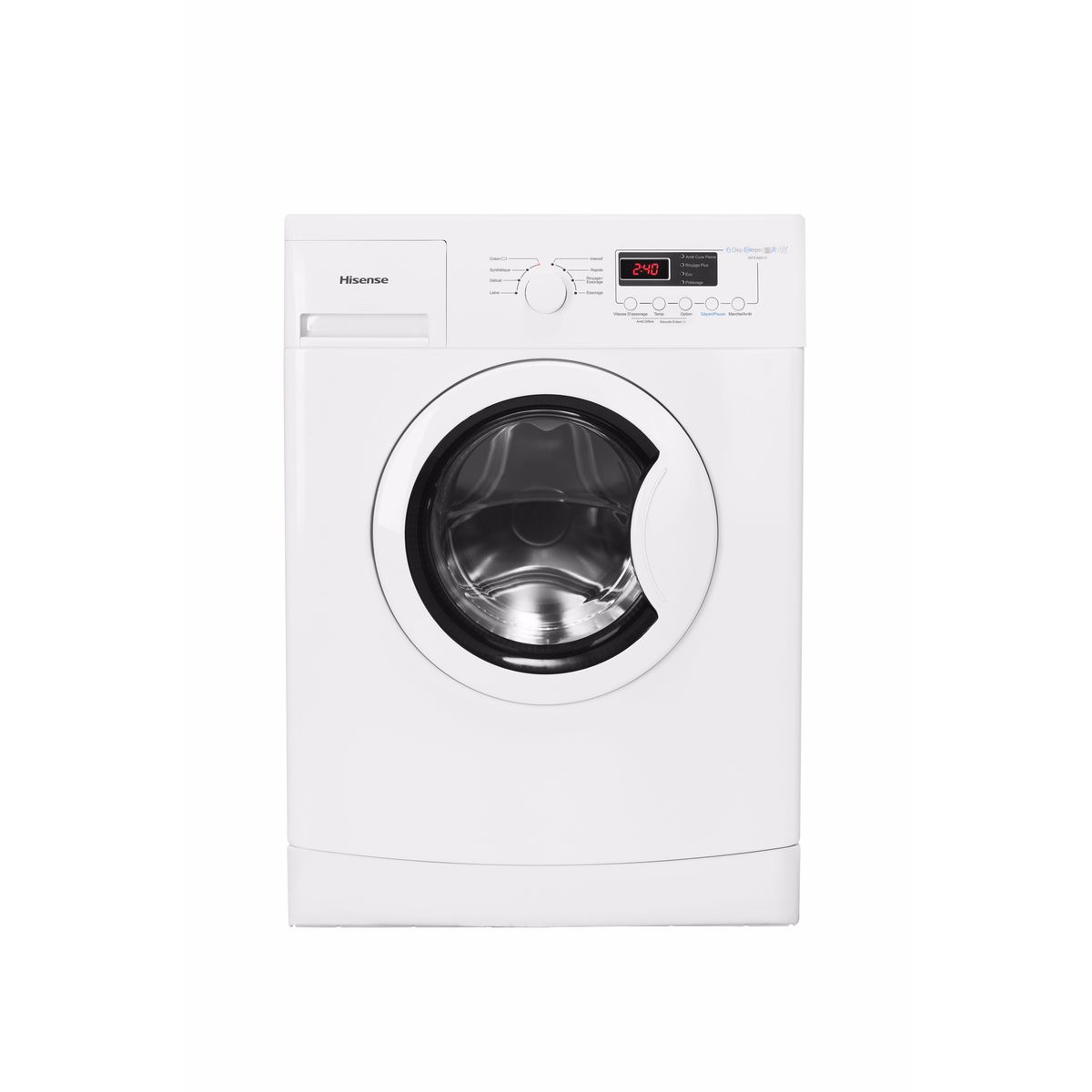 HISENSE Lave linge hublot WFEA6010, 6 Kg, 1000 T/min