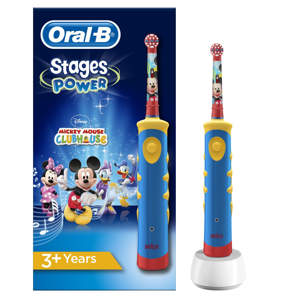 ORAL B Brosse à dents électrique Kids Stages Power, Mickey