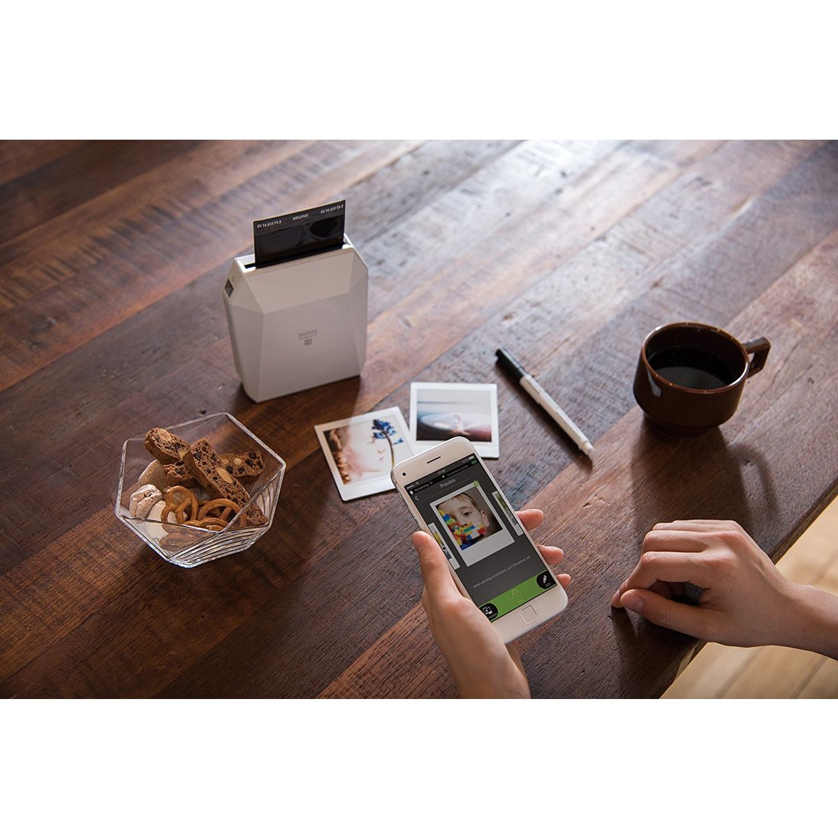 FUJIFILM Imprimante photo portable Instax Share SP-3 Blanche