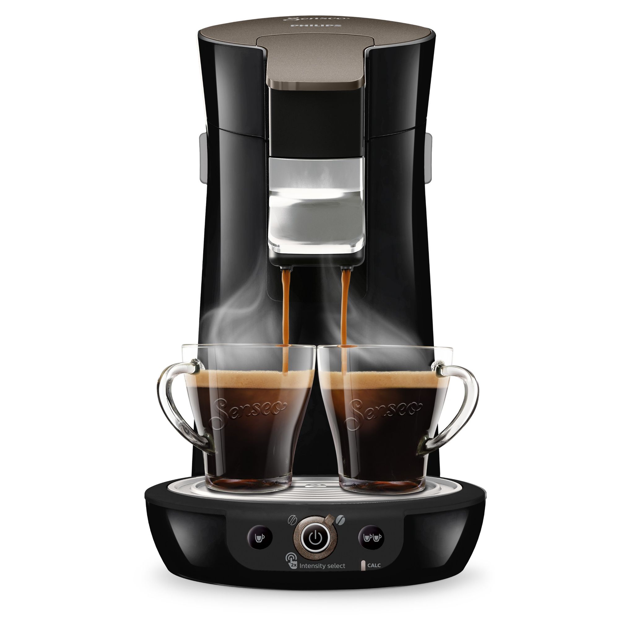 Voir la diapositive 1 : PHILIPS Cafetière à dosettes Senseo HD6564/61