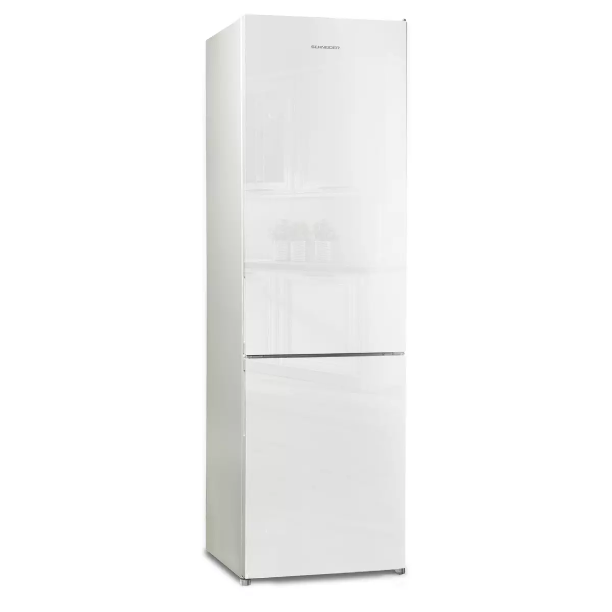 SCHNEIDER Réfrigérateur combiné SCB250NFGLW, 250 L, Froid No Frost