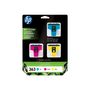 Voir la diapositive 1 : HP Pack de 3 Cartouches d'Encre HP 363 Cyan, Magenta et Jaune Authentiques (CB333EE)