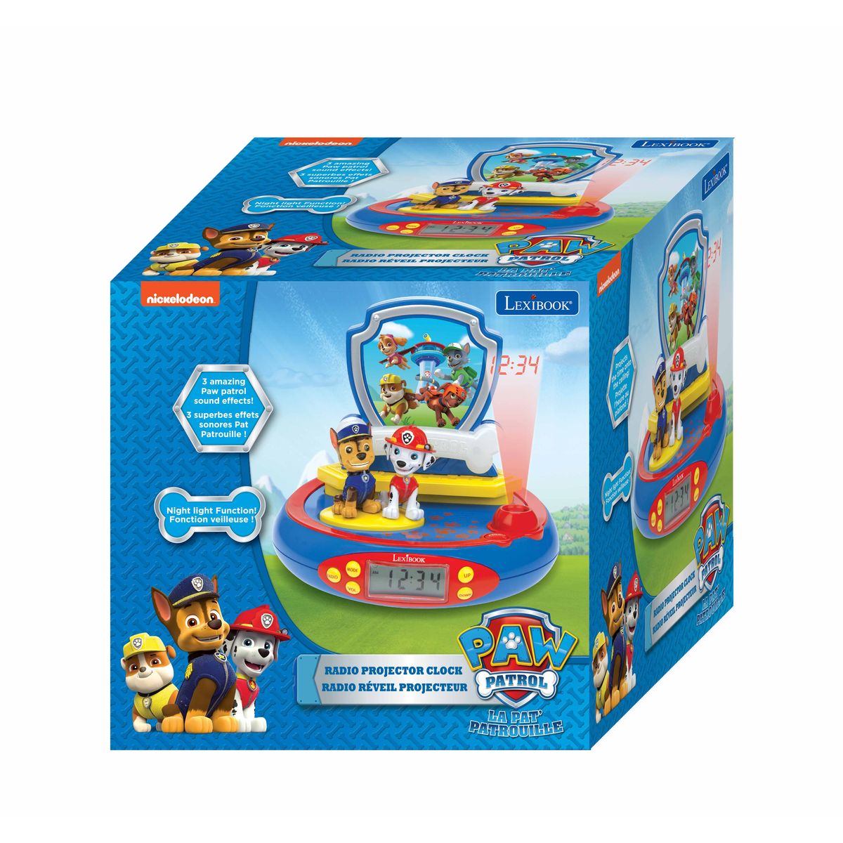 LEXIBOOK Radio réveil Pat Patrouille - RP500 PA