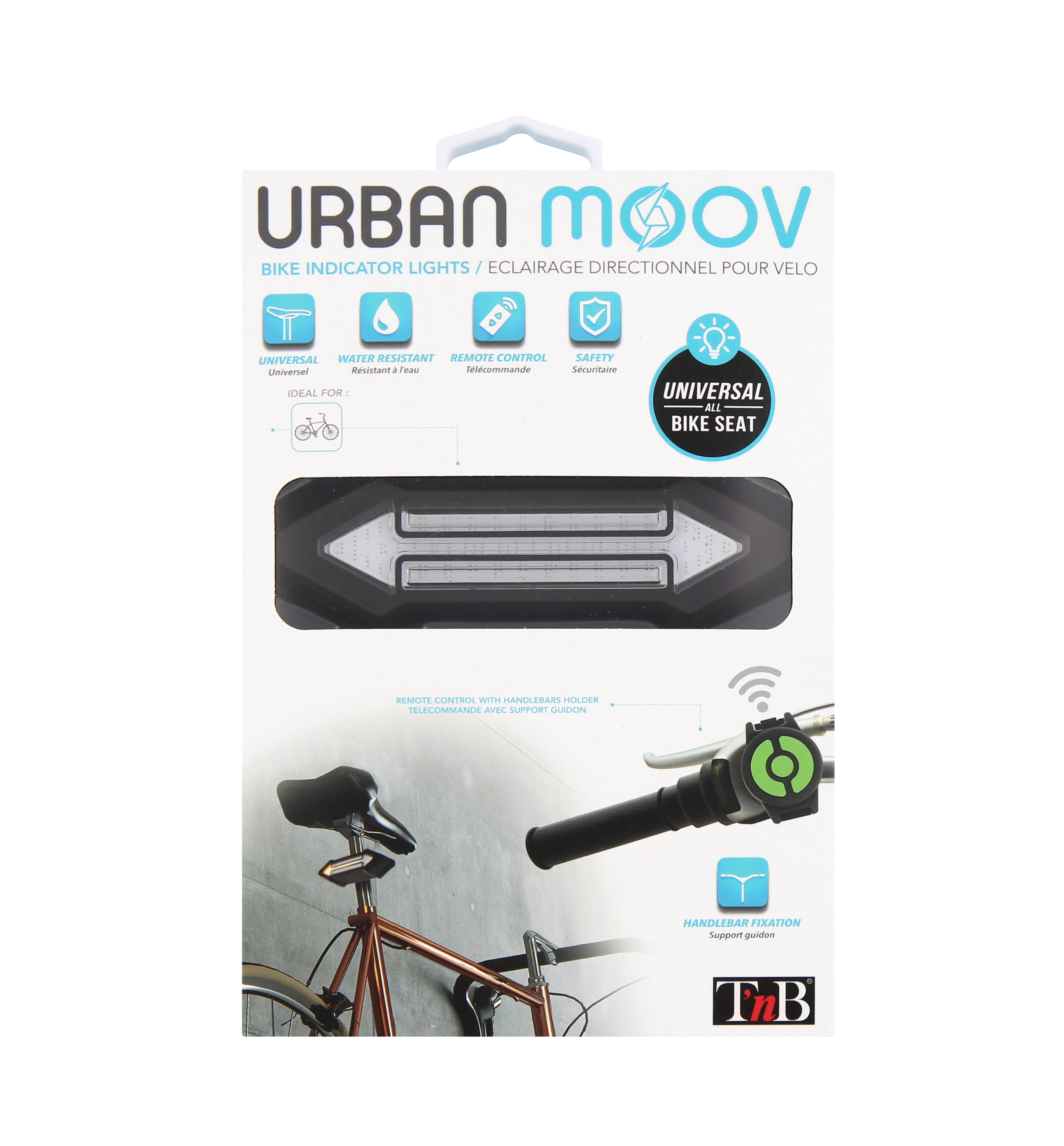 Voir la diapositive 4 : TNB Eclairage LEDs directionnelles pour vélo