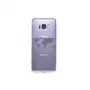 SELECLINE Coque - Fancy Cover - pour Galaxy S8 - Transparent - Motif aléatoire