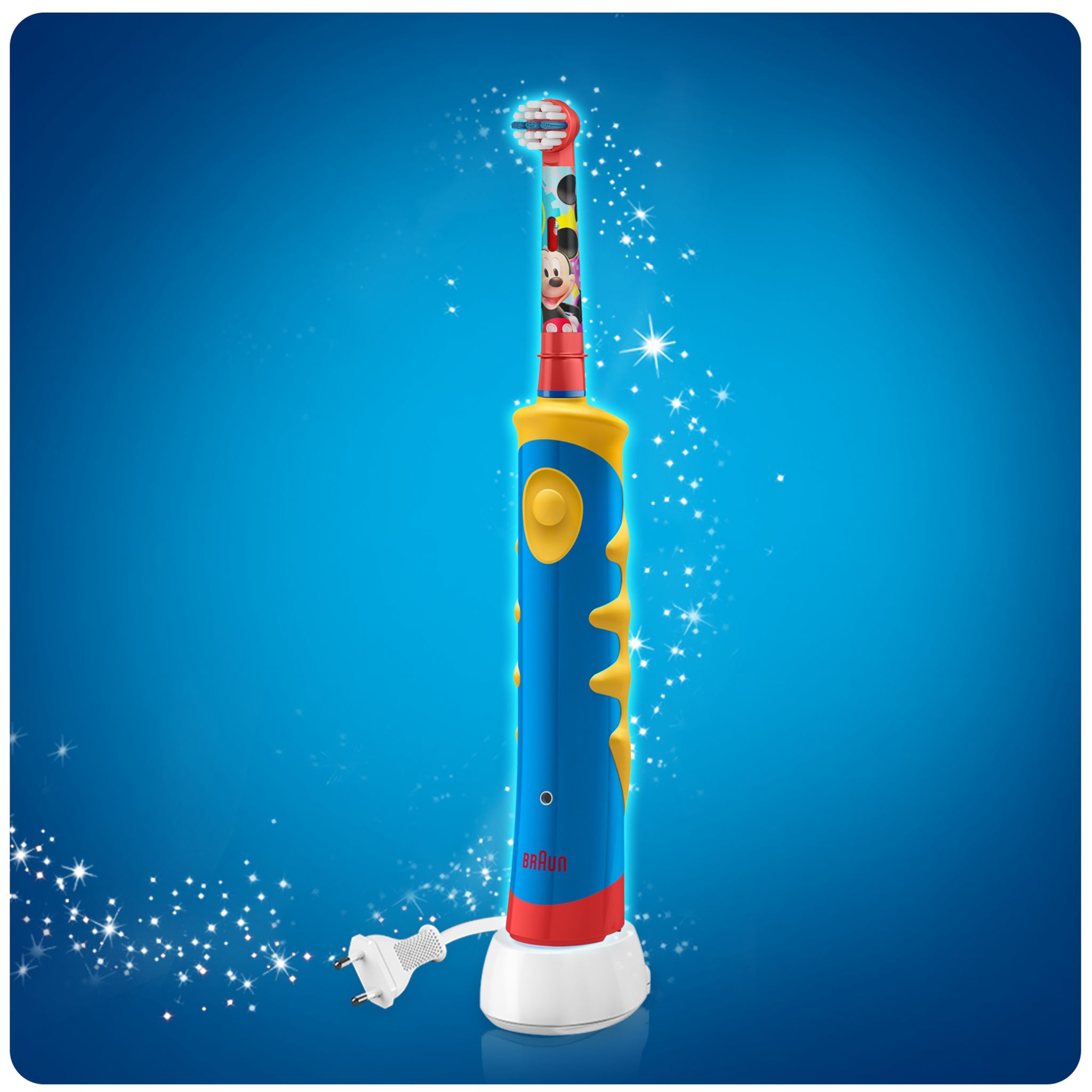 Voir la diapositive 12 : ORAL B Brosses à dent Pack Famille avec 2 manches, 1 manche Pro 700 Cross action + 1 Manche Stages Power pour enfants