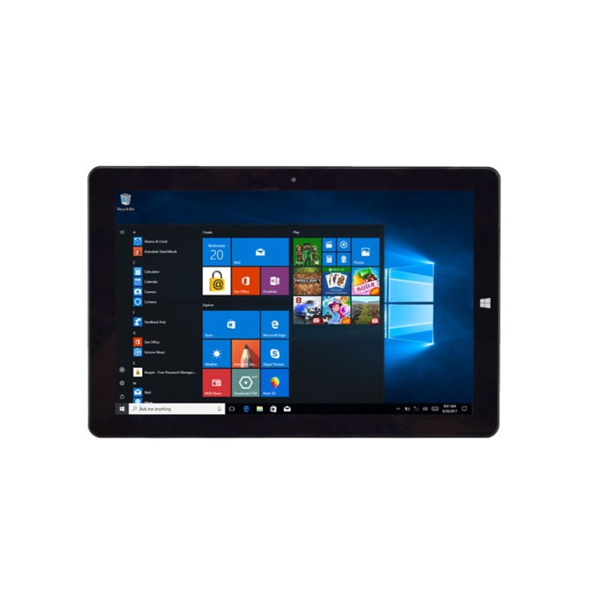 QILIVE Tablette tactile avec clavier 10.1 W10 2 888702 Grise 32Go