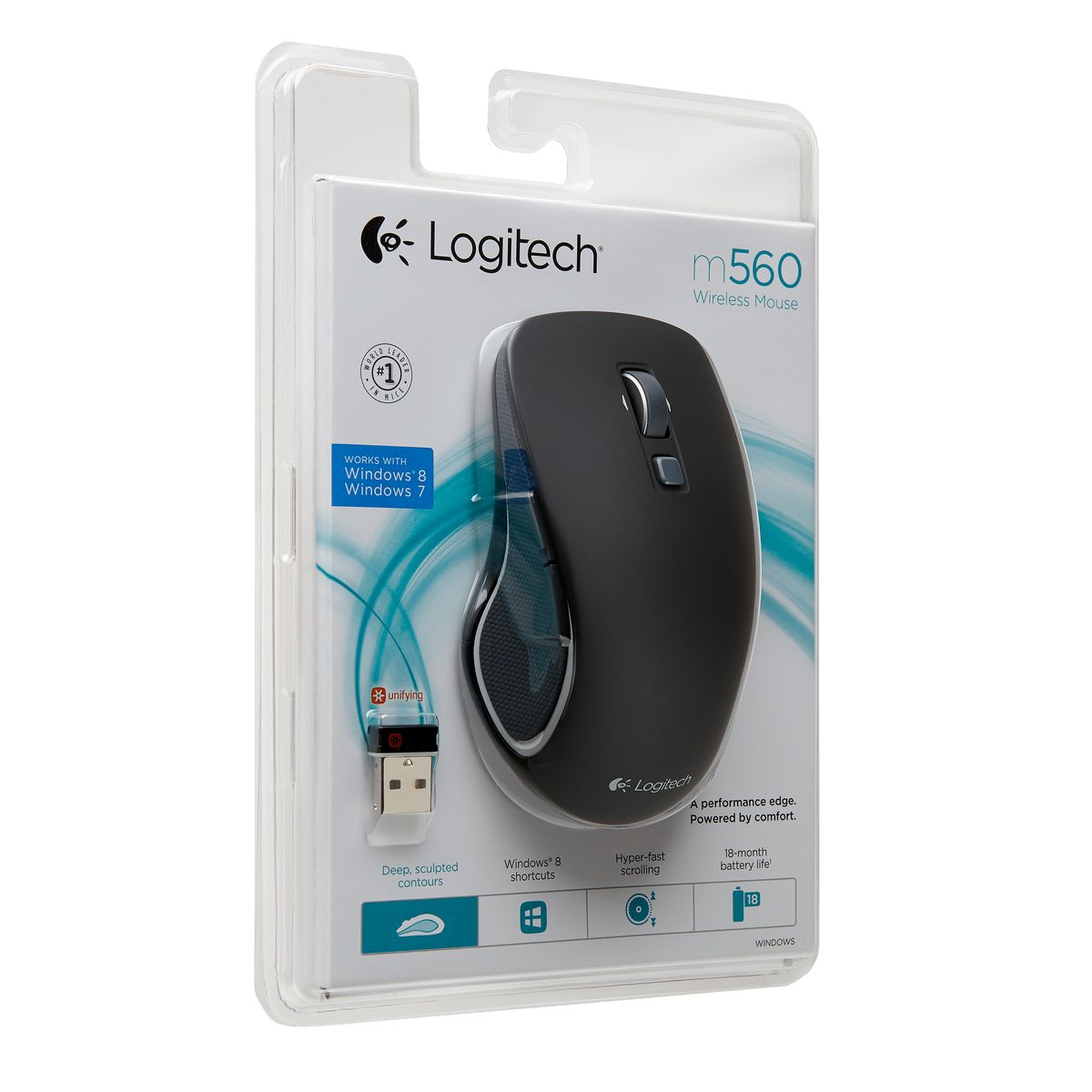 LOGITECH Souris sans fil M560 - Noir