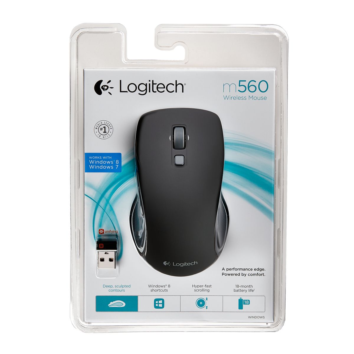 LOGITECH Souris sans fil M560 - Noir