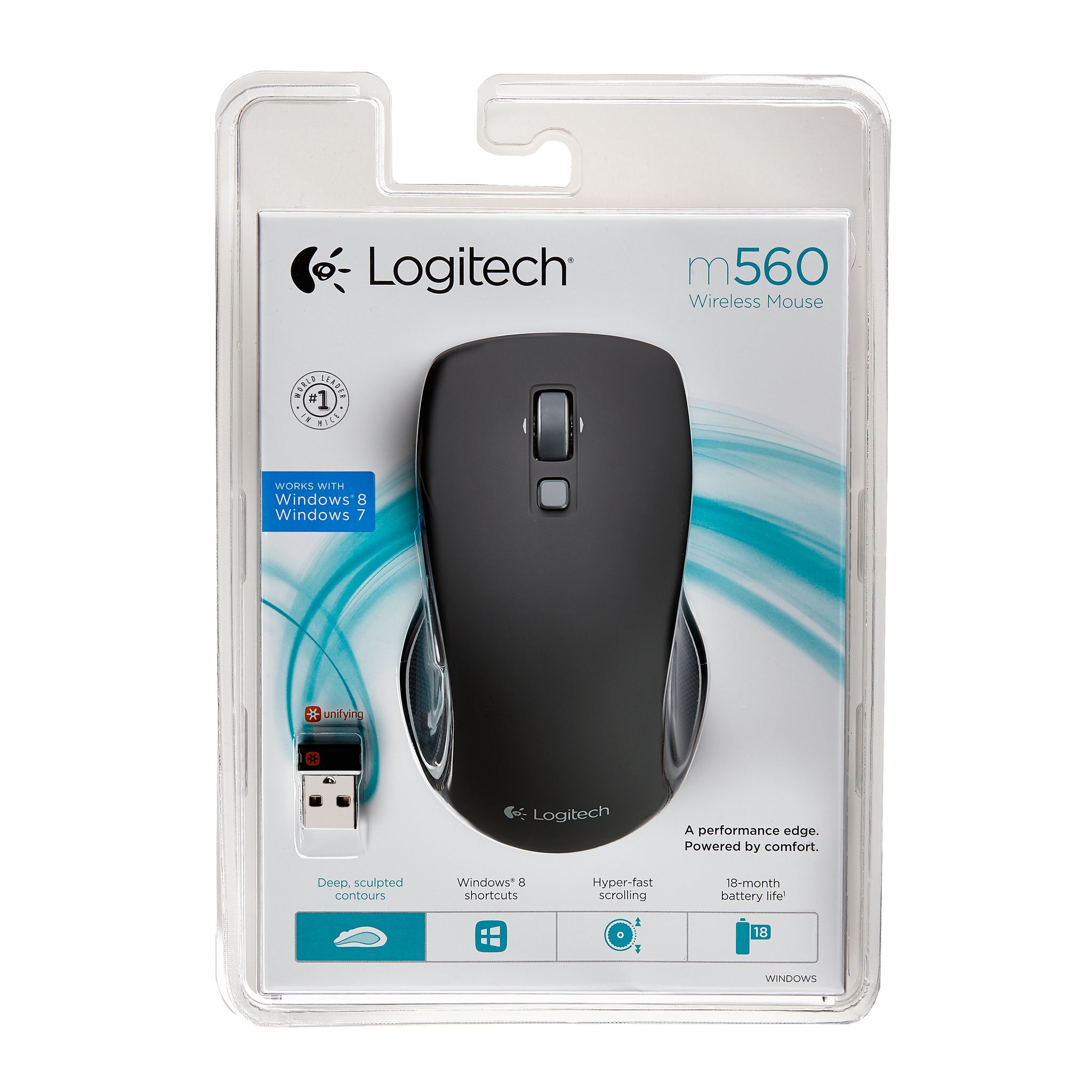 Voir la diapositive 4 : LOGITECH Souris sans fil M560 - Noir