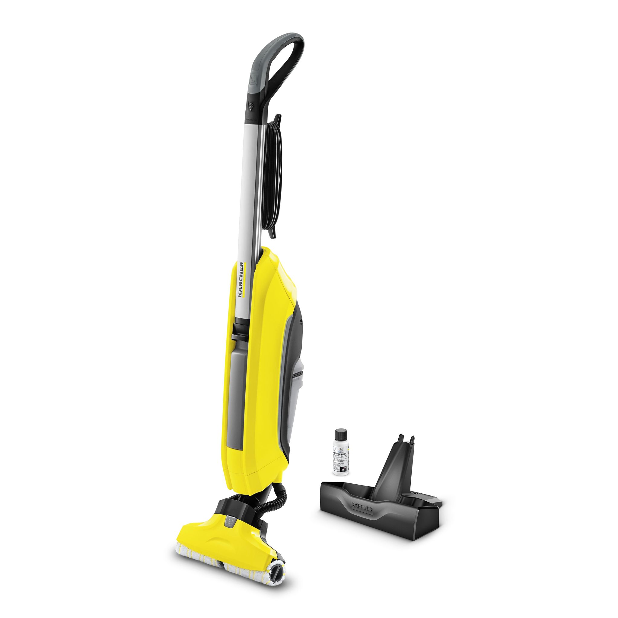 KARCHER Nettoyeur de sol FC5i jaune, Lave et aspire l'eau sale en 1 seule opération