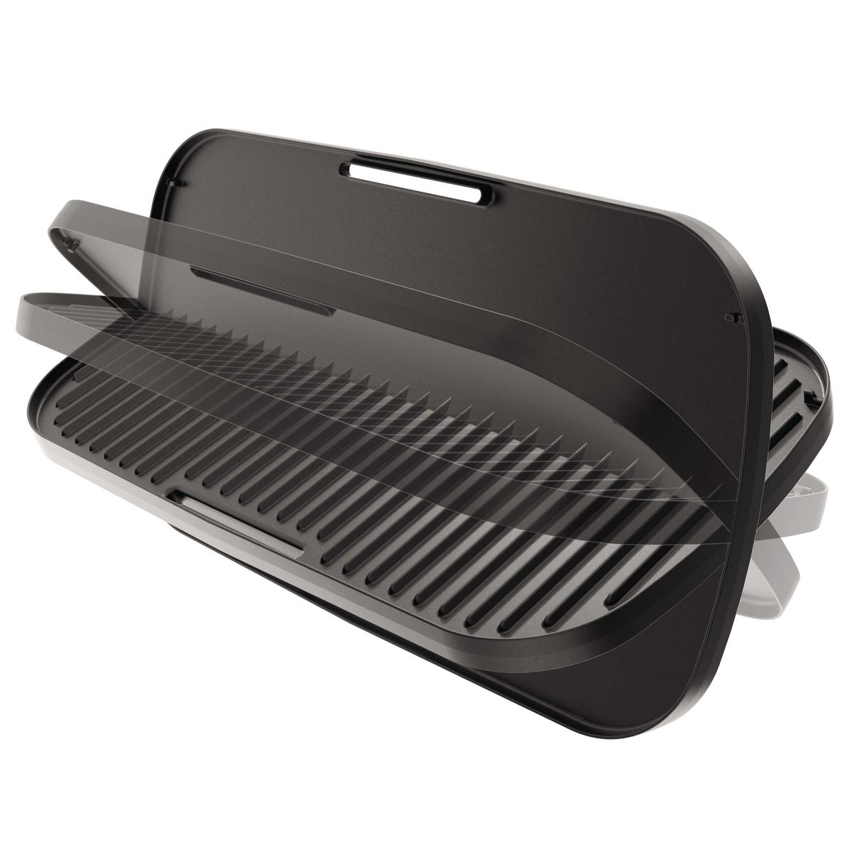 PHILIPS Plaque Révérsible Plancha + Gril HD6321/20