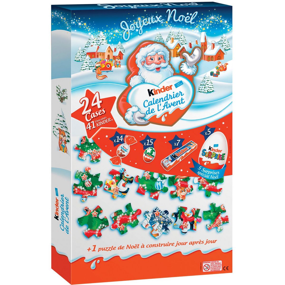 KINDER Calendrier de l'Avent 343g