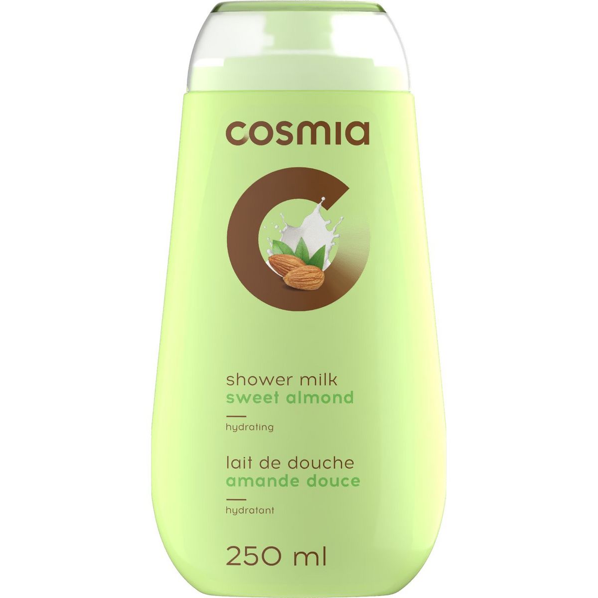 COSMIA Lait de douche hydratant à l'amande douce 250ml