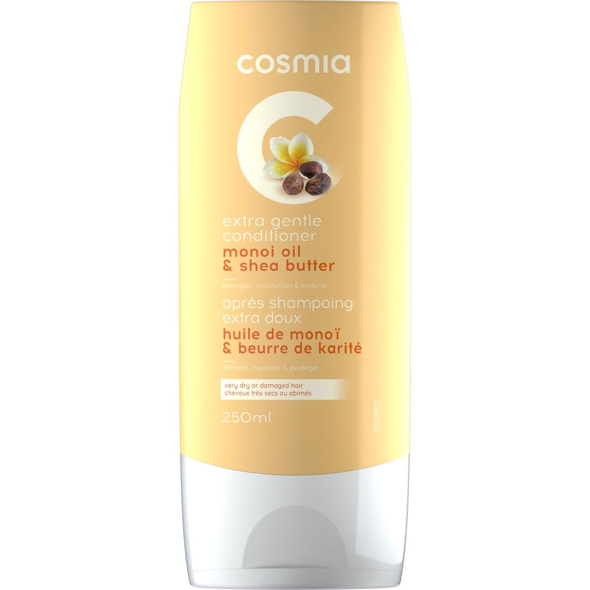 COSMIA BY AUCHAN Cosmia après shampooing extra doux karité monoï 250ml