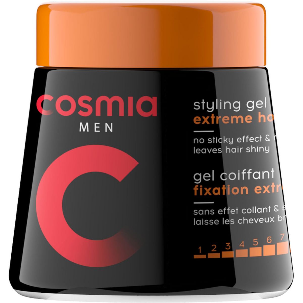 COSMIA MEN Gel coiffant fixation extrême 250ml
