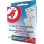 Voir la diapositive 2 : AUCHAN Compresses stériles ultra-douces 7,5cmx7,5xm 7,5cmx7,5cm 20 compresses