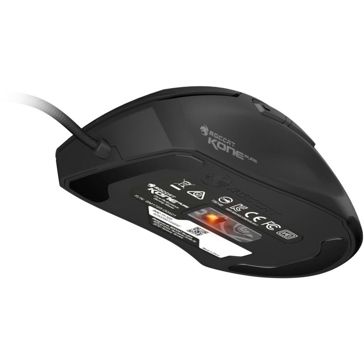ROCCAT Souris Gaming filaire Kone Pure Owl-Eye - Noir
